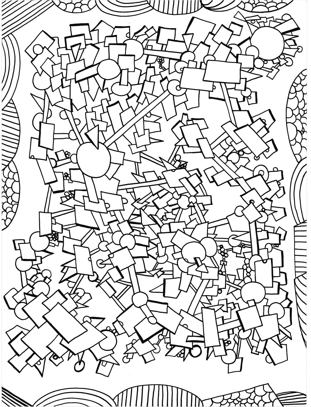 Ink and Imagination Coloring Packet, 30 pages