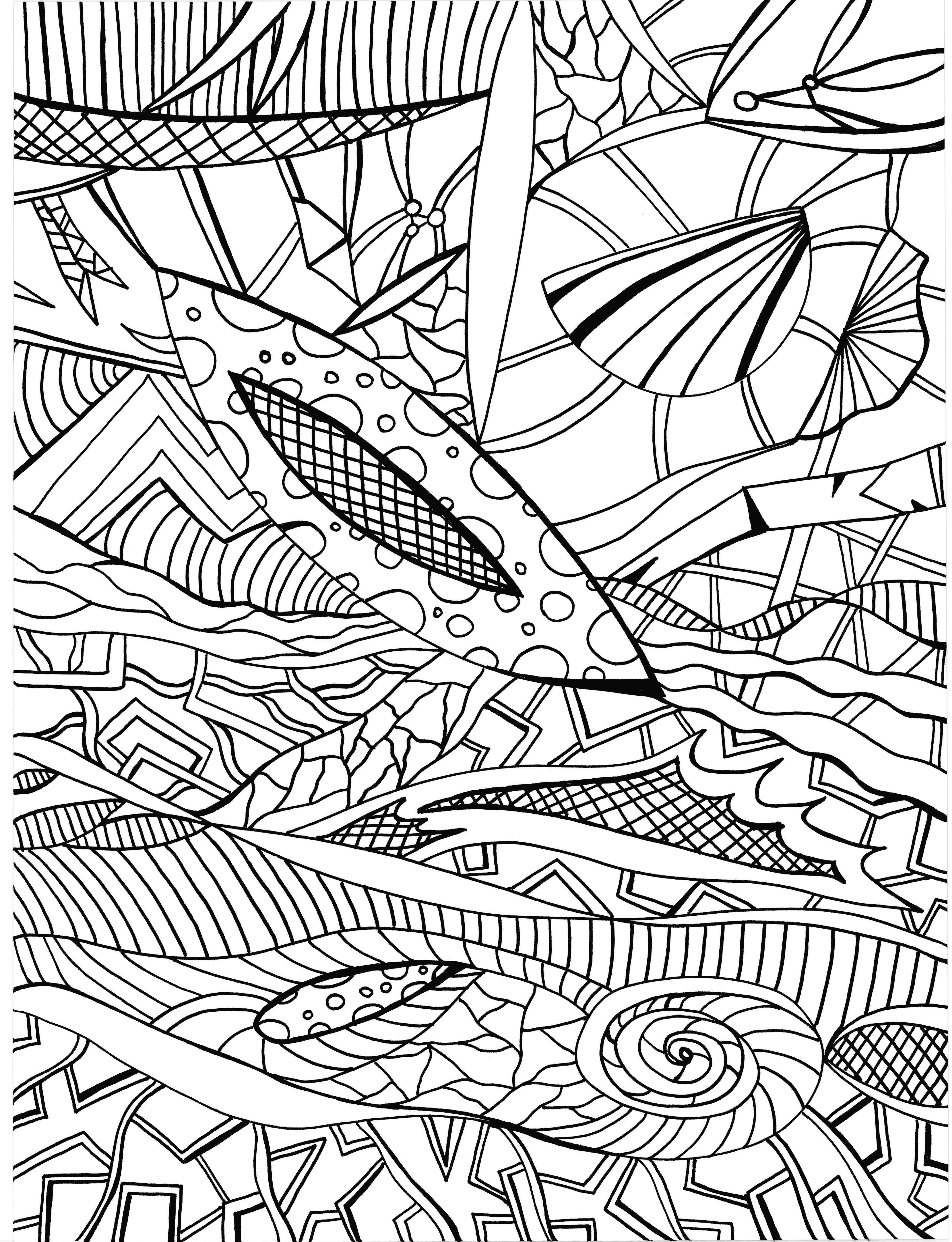 Abstract Escapes, Coloring Packet, 30 pages